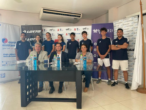 Equipos juveniles nacionales compiten en Sudamericano de tenis